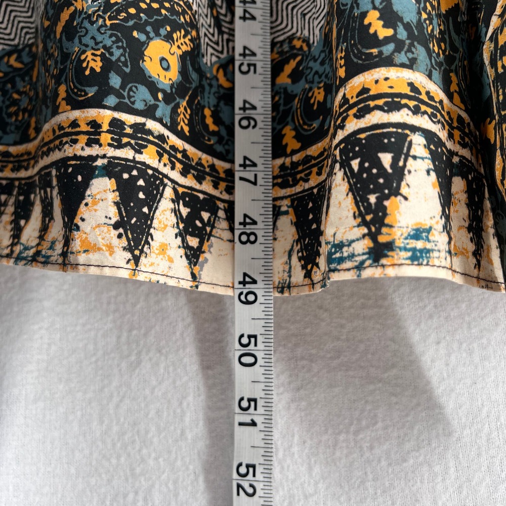 ULLA JOHNSON Amira Midi Dress Womens 6 White Green Portofino Printed Cotton - Picture 16 of 16